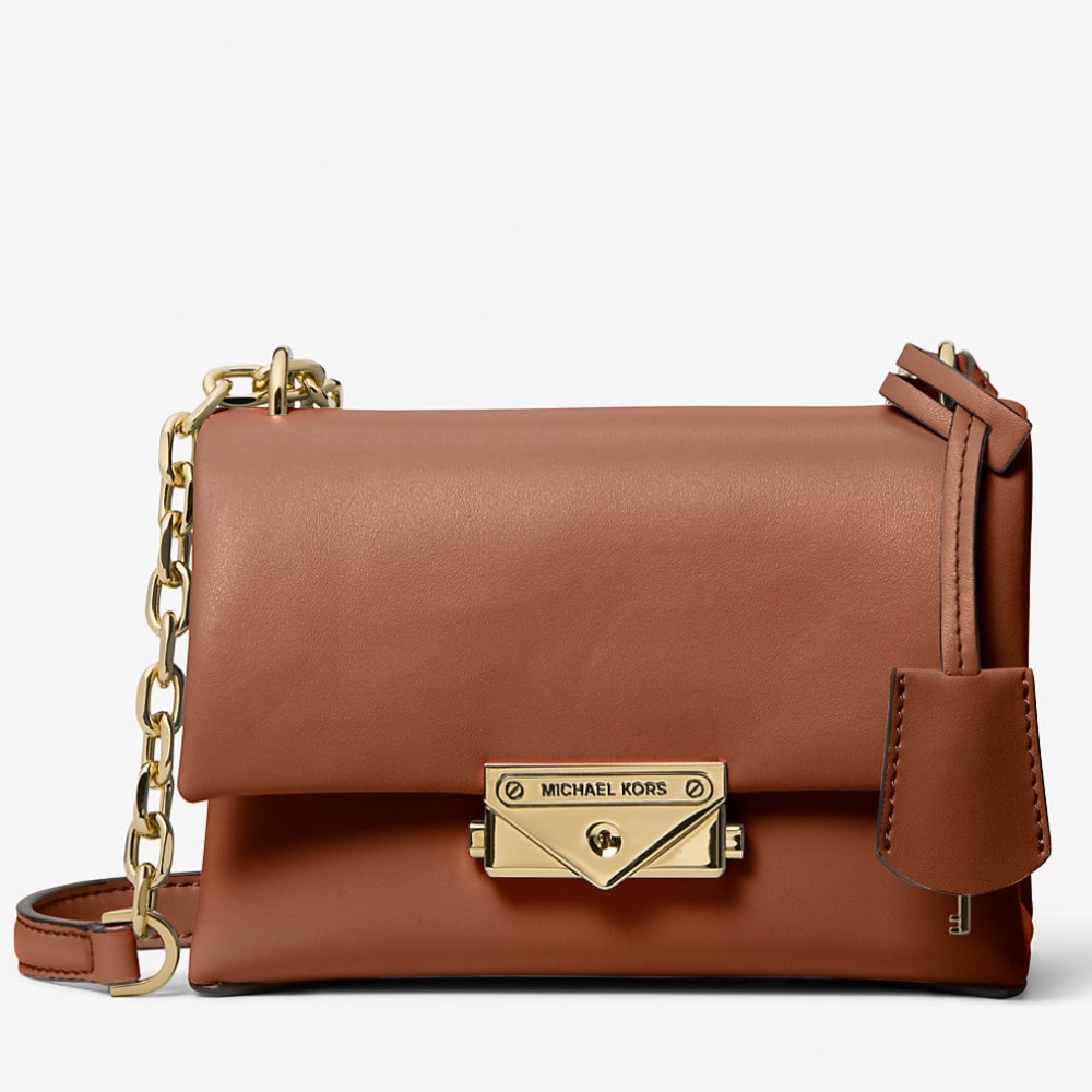 🧳 Michael Kors Brown Cece Small Shoulder Bag 💼 NWT 💼 - Picture 4 of 16